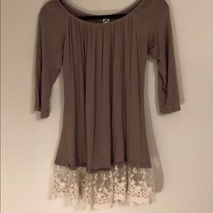 Soft Feminine Laced Blouse